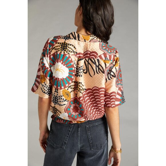 Anthropologie Scotch & Soda Jacquard Surf Buttondown - Picture 3 of 10